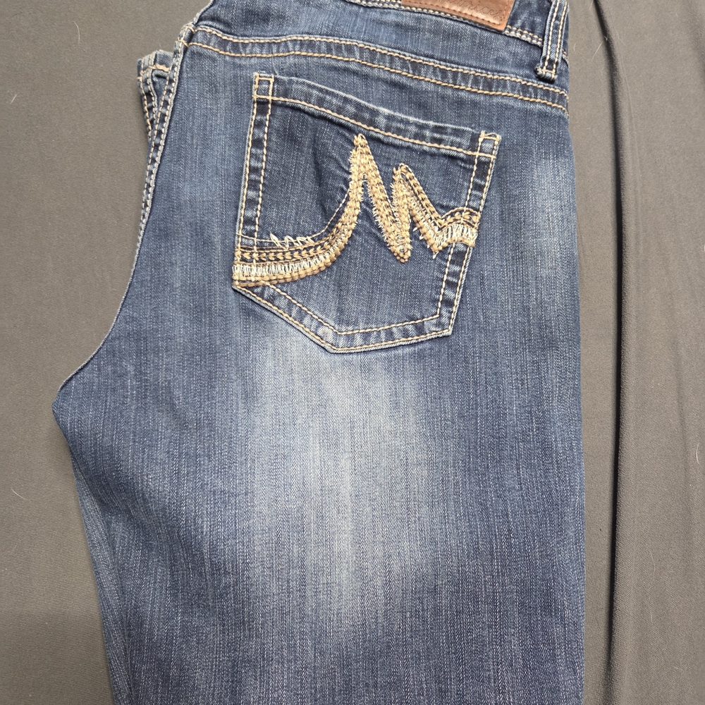 Maurices Blue Denim with Embroidery